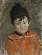 Claude Monet Portrait Michel Pompom Hat