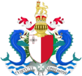Coat of arms of the Governor-General of Malta (1964–1974)