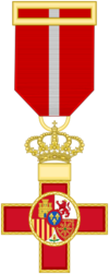 Cross of the Military Merit (Spain) - Red Decoration.svg