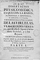 Disertacion physico-medica en que ... se demuestra la utilidad de las viruelas 1766 P1