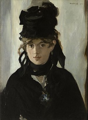 Archivo:Edouard Manet - Berthe Morisot With a Bouquet of Violets - Google Art Project