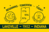 Flag of Lakeville, Indiana.svg