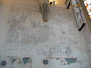 Archivo:Fresco siege of Belgrade 1456 in Olomouc