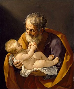 Archivo:Guido Reni - Saint Joseph and the Christ Child - Google Art Project