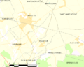 Map commune FR insee code 62662