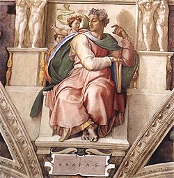 Archivo:Michelangelo, profeti, Isaiah 01
