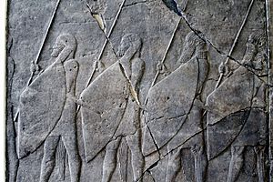 Archivo:Palace relief from Nineveh - Pergamonmuseum - Berlin - Germany 2017