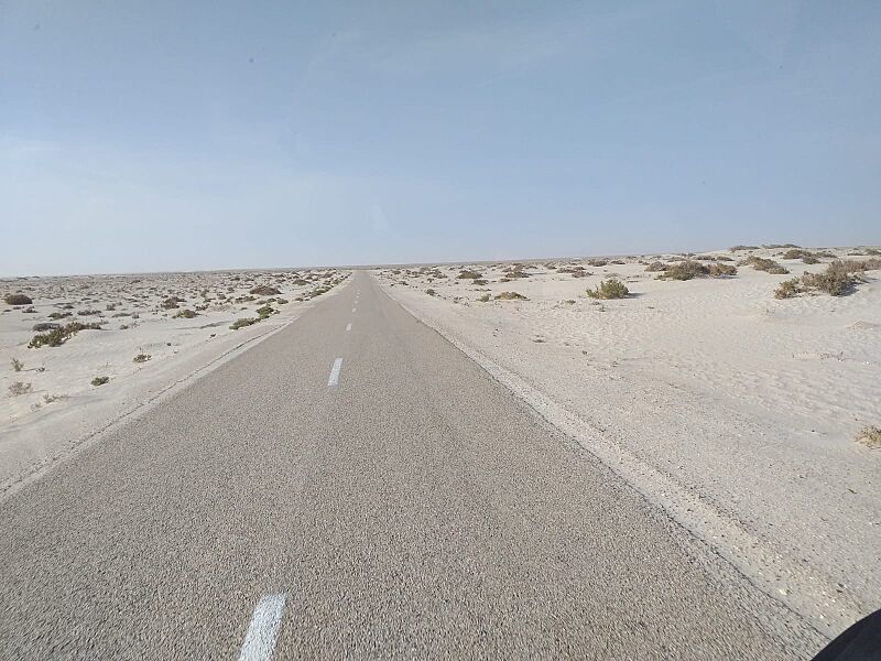 Sabbia bianca in Mauritania
