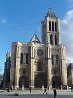 Saint-Denis - Basilique - Extérieur façade ouest.JPG