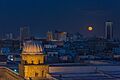 Super moon over Medina of Tunis