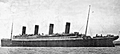 Titanic portside at Cherbourg