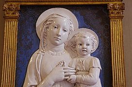 03 2015 Madonna di Santa Maria Nuova-Luca della Robbia-Museo nazionale del Bargello (Firenze) Photo Paolo Villa FOTO9230