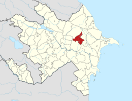 Aghsu District in Azerbaijan.svg