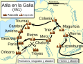 Attila in Gaul 451CE-es