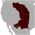 Black-tailed Prairie Dog Cynomys ludovicianus distribution map