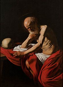 Caravaggio - Saint Jerome - Montserrat