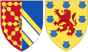 Archivo:Coat of Arms of Margaret of Bourbon, Queen Consort of Navarre