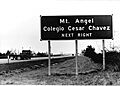 Colegio cesar chavez street sign andrew parodi