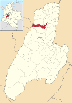 Santa Isabel ubicada en Tolima