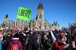 Archivo:Convoi de la liberté à Ottawa 01