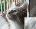 Dithering example undithered 16color