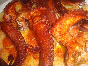 Archivo:El Pulpo a la gallega, típica tapa española