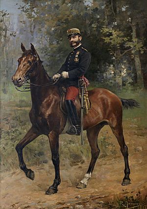 Archivo:El rey Alfonso XII a caballo (Román Navarro)