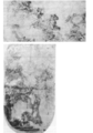 Fig. 3. Bocetos de Colonna para la cúpula. Fuente- Gutiérrez Pastor y Arranz Otero, p. 214; localizados en la Biblioteca del Palacio Real.