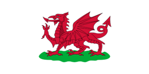 Archivo:Flag of Wales (1807–1953)