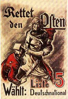 Archivo:German National People's Party Poster Teutonic Knights (1920)