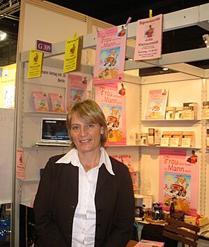 Archivo:Jutta Kleinschmidt Buchmesse