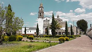 La iglesia de la Asuncion en Apan