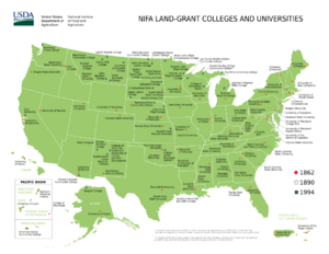 Archivo:Land Grant Colleges Map
