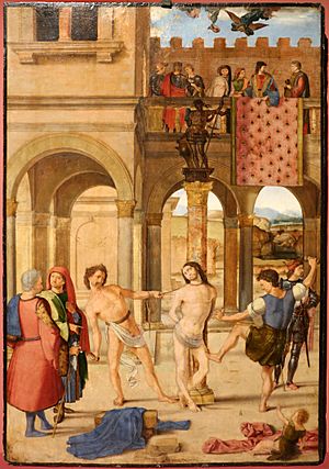 Archivo:Maestro di bolea (forse pedro de aponte), natività e flagellazione, 1506-07 (atri, museo capitolare) 06