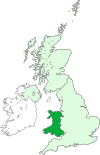 Map of Wales within the United Kingdom.svg