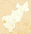 Mexico Queretaro location map (urban areas)