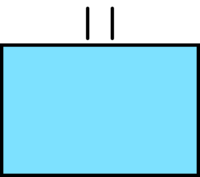 Military Symbol - Friendly Battalion or Squadron (Solid Light 1.5x1 Frame)- Unspecified or Composite All-Arms (NATO APP-6).svg