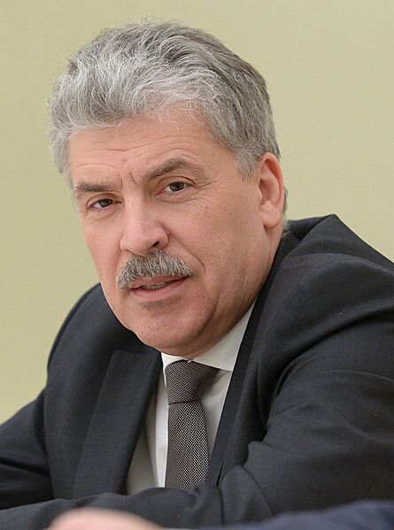 Pavel Grudinin (cropped, 2018-03-19)