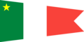 Pennant of the Chief of the Naval Air Force Staff of Madagascar (non-flag officer)