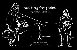 Archivo:Poster for drama performance of "Waiting for Godot"
