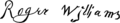 Roger Williams signature