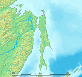 La isla de Moneron está localizada al suroeste de la isla de Sajalín