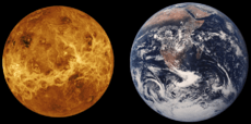 Archivo:Venus Earth Comparison