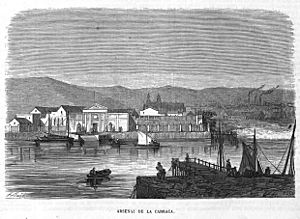Archivo:1861-03-17, El Museo Universal, Arsenal de la Carraca, Ruiz