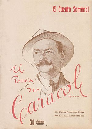 Archivo:1909-12-10, El Cuento Semanal, El poema de caracol, Carlos Fernández Shaw, Huidobro