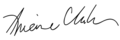 Adrienne Clarkson SIgnature