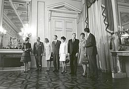 Apollo 11 Astronauts welcomed to Royal Palace in Brussels, Belgium - GPN-2002-000017