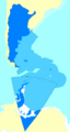 Argentine map of Argentina