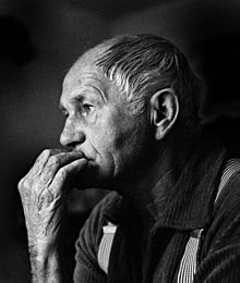 Bohumil Hrabal 1988 český spisovatel foto Hana Hamplová.jpg