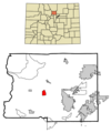 Boulder County Colorado Incorporated and Unincorporated areas Gold Hill Highlighted